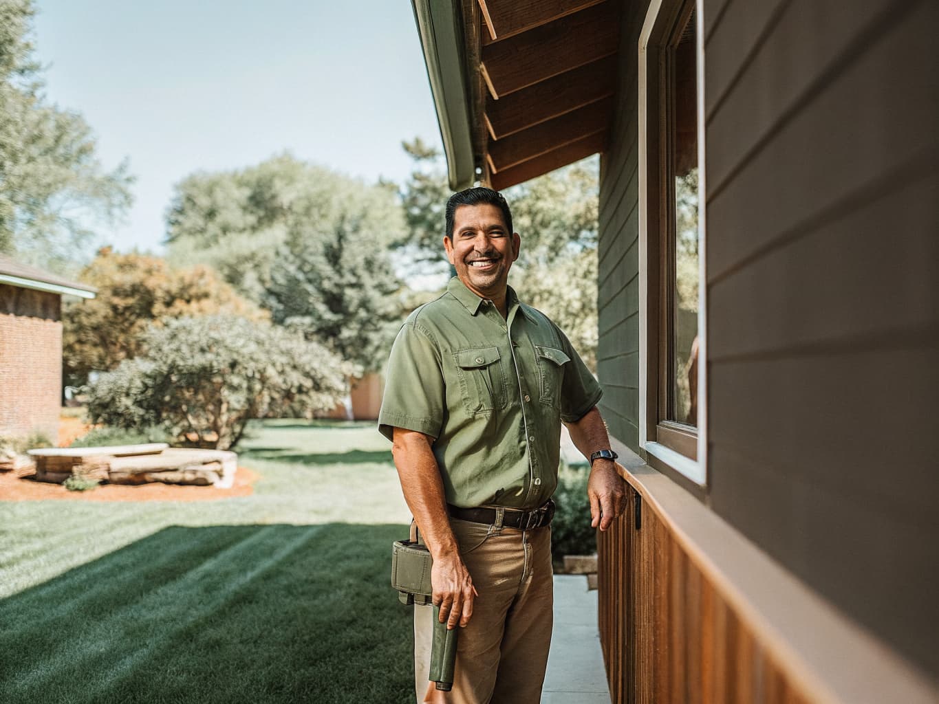 Marvin Lewis, owner of L&L Services LLC landscaping Michigan